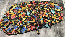 Load image into Gallery viewer, The Global Market black/yellow/red button up dress - Hers size O/S
