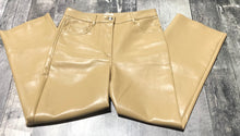 Load image into Gallery viewer, Wilfred yellow cream high rise fake leather pants - Hers size 2
