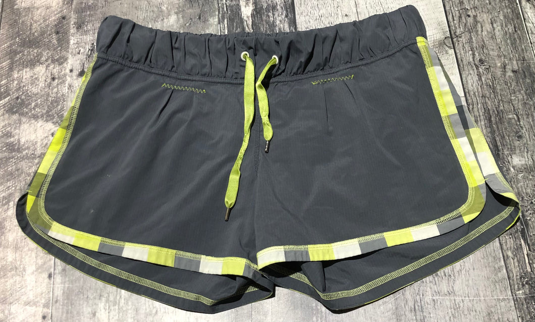 lululemon grey/green shorts - Hers size 10