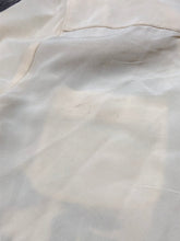 Load image into Gallery viewer, Tory Burch cream/multi silk button up shirt - Hers size 10
