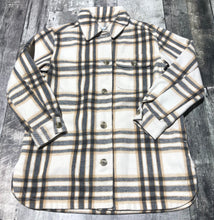 Load image into Gallery viewer, Old Navy cream/grey/brown plaid light jacket - Hers size S
