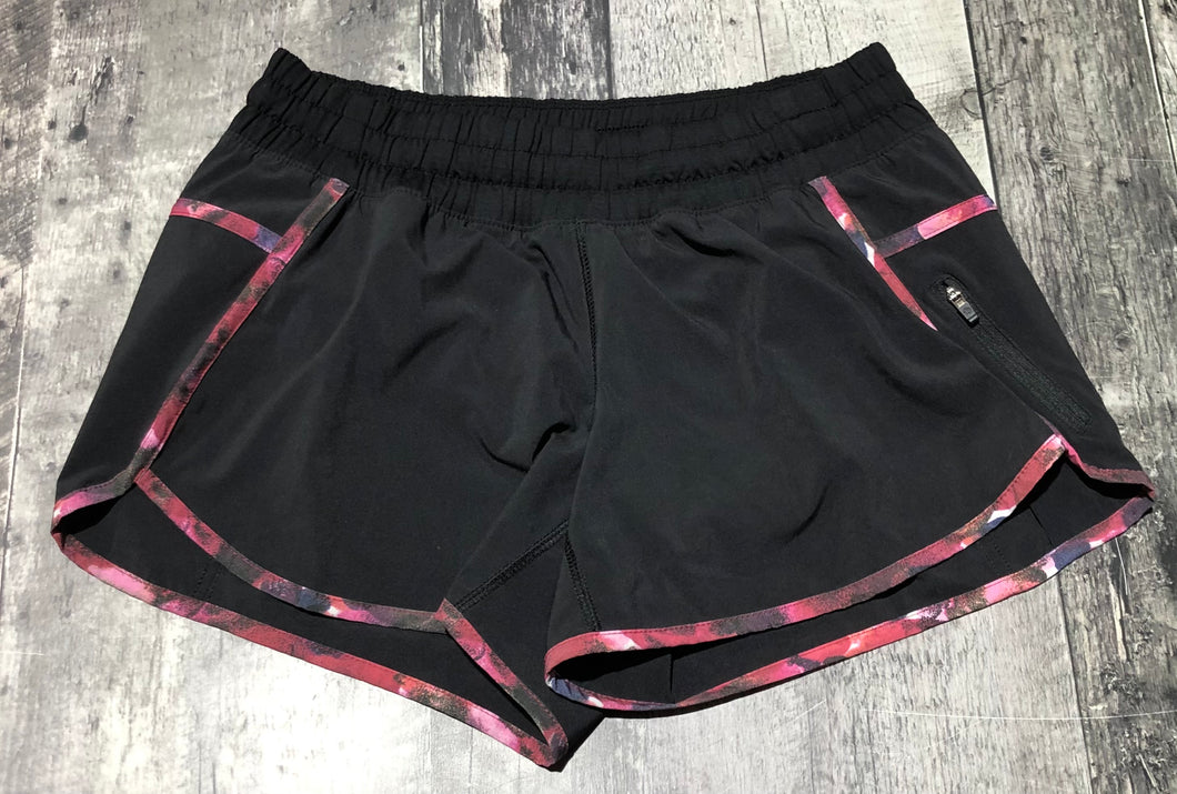 lululemon black/red shorts - Hers size 8