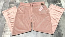 Load image into Gallery viewer, Juicy Couture light pink velour pj pants - Hers size M
