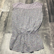 Load image into Gallery viewer, Ella Moss grey/purple/black blouse - Hers size XS
