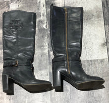Load image into Gallery viewer, Tory Burch black mid calf heel boots - Hers size 8.5
