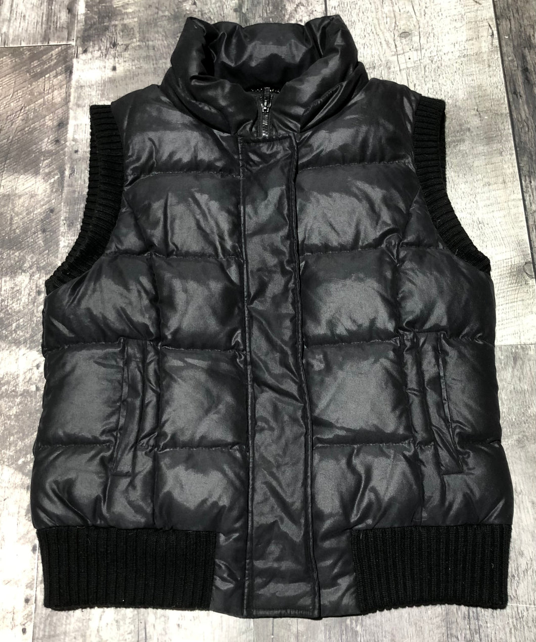 BCBG black puffer vest - Hers size M