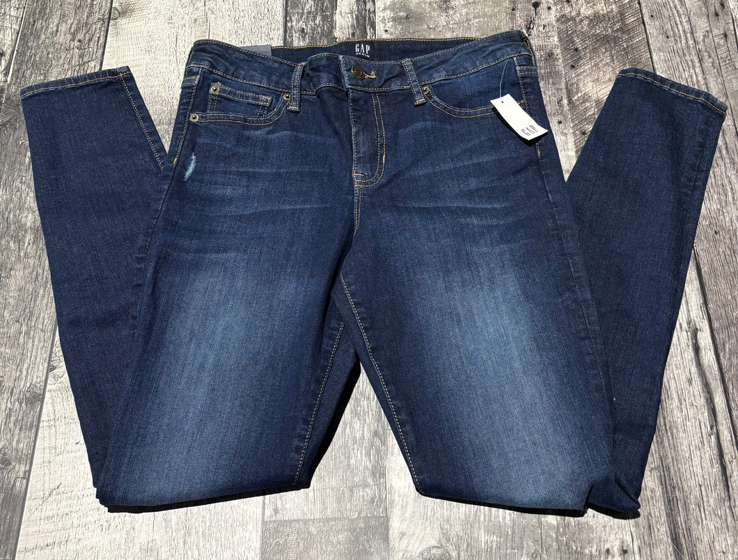 GAP dark blue mid rise skinny jeans - Hers size 29