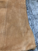Load image into Gallery viewer, Brooks Brother light brown real leather suede skirt - Hers size 2
