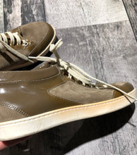 Load image into Gallery viewer, Jimmy Choo brown/cream sneaker - Hers size 37
