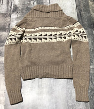 Load image into Gallery viewer, TNA light brown/cream knit sweater - Hers size S
