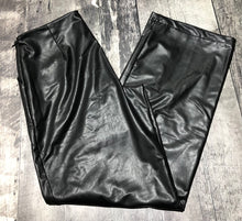 Load image into Gallery viewer, Cleo black fake leather pants - Hers size 4

