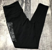 Load image into Gallery viewer, Athleta black fake leather leggings - Hers size S
