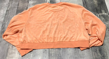 Load image into Gallery viewer, Nike orange/white terry cloth cropped sweater - Hers size S
