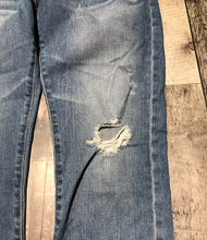 Load image into Gallery viewer, AG blue mid rise ankle slim jeans - Hers size 28
