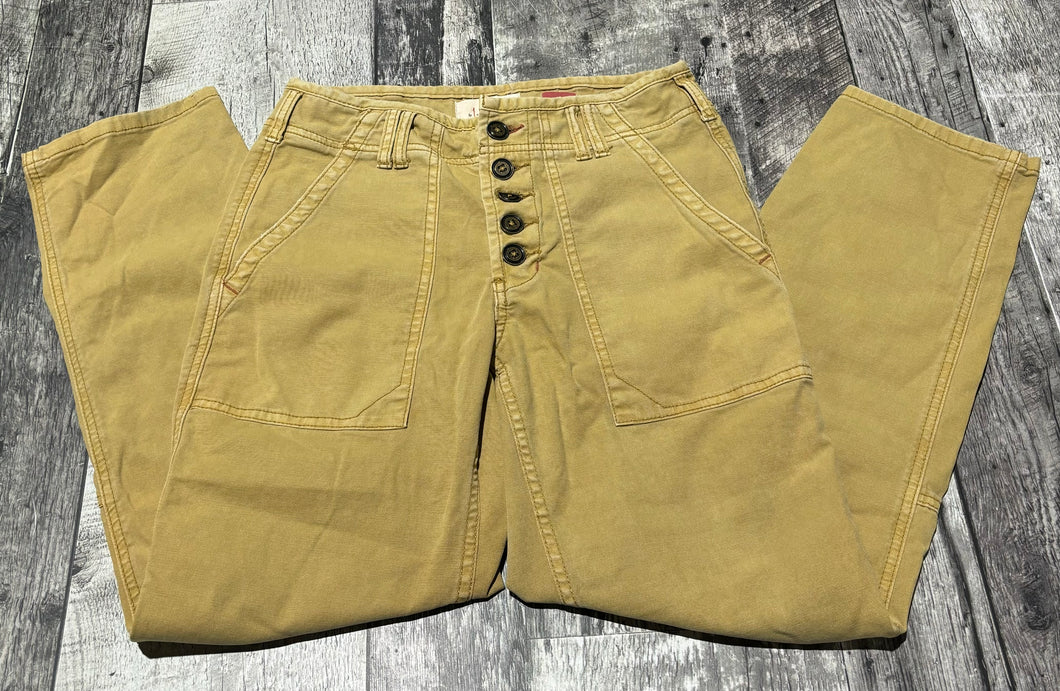 Anthropologie yellow high rise pants - Hers size 25