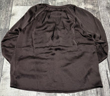 Load image into Gallery viewer, Michael Kors satin brown blouse - Hers size XS
