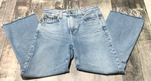 Load image into Gallery viewer, AG light blue high rise crop jeans - Hers size 25
