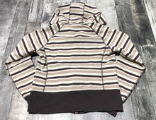 Load image into Gallery viewer, lululemon brown/cream/purple zip up hoodies - Hers size 8
