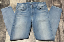 Load image into Gallery viewer, 7 for all mankind light blue mid rise skinny jeans - Hers size 26
