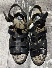 Load image into Gallery viewer, Fly London black strap heels - Hers size 39
