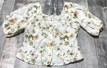 Load image into Gallery viewer, Part Two cream/green blouse - Hers size 36
