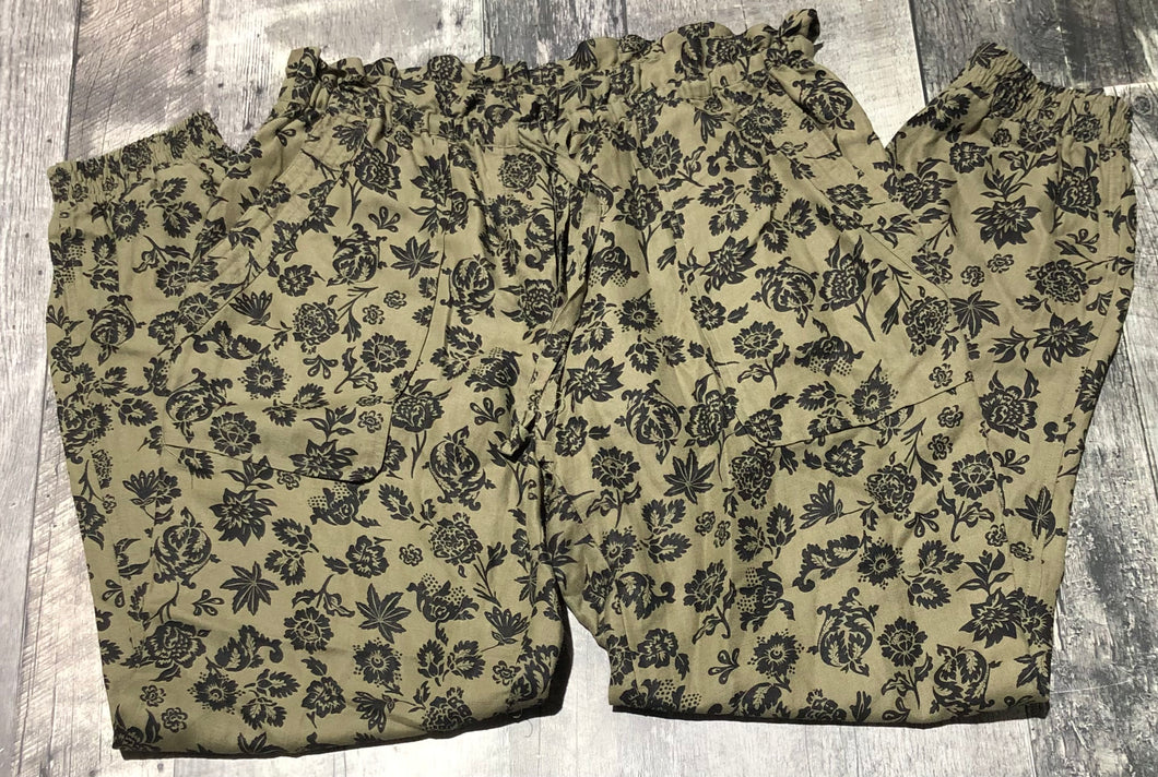 Wilfred green/black high rise pants - Hers size S