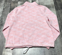 Load image into Gallery viewer, Talbots pink/white half zip sweater - Hers size S
