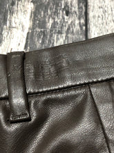 Load image into Gallery viewer, Gap dark brown high rise fake leather pants - Hers size 10 Tall
