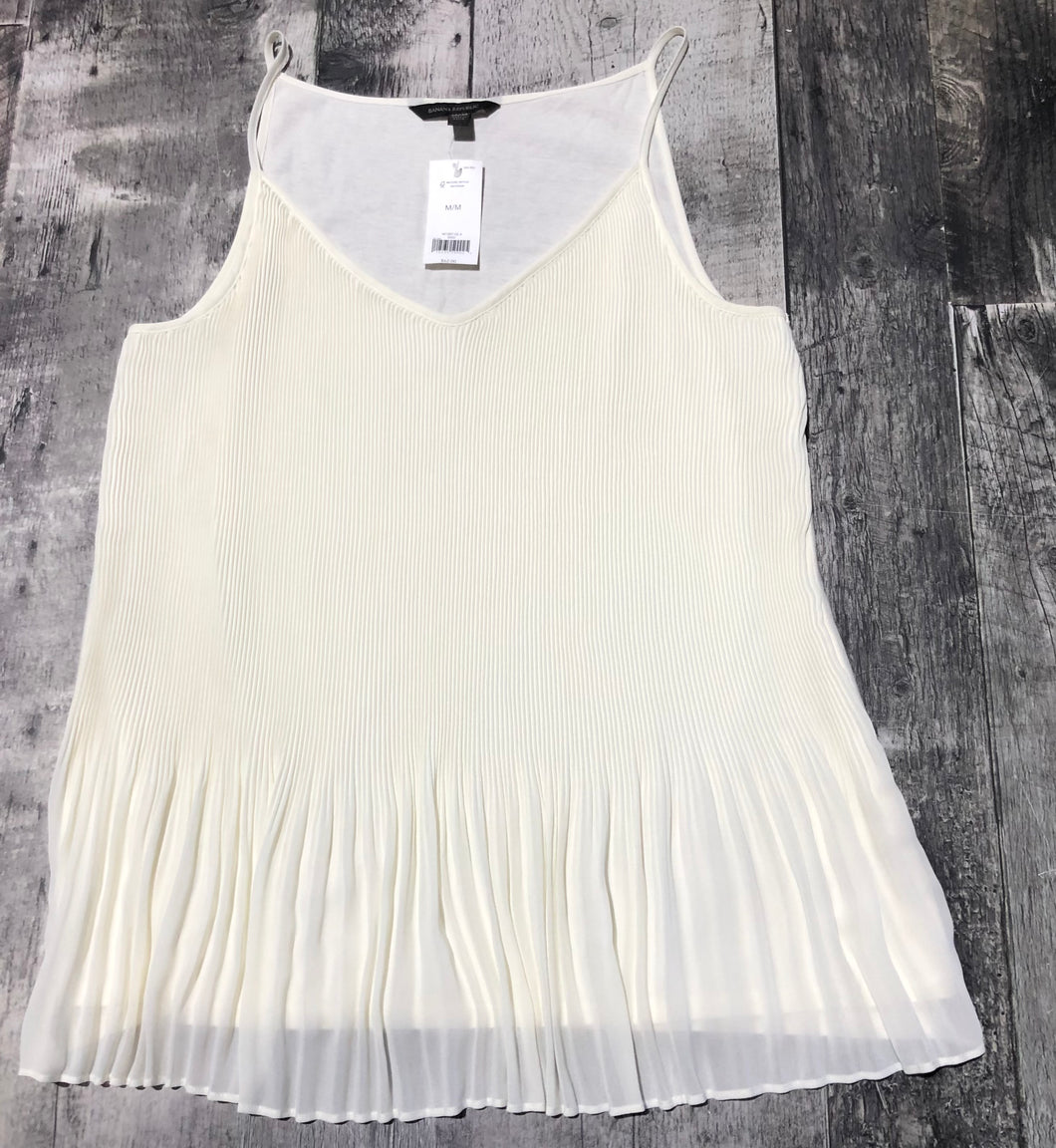 Banana Republic off white tank top blouse - Hers size M