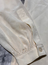 Load image into Gallery viewer, Tory Burch cream/multi silk button up shirt - Hers size 10

