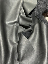 Load image into Gallery viewer, Zara black fake leather dress - Hers size XS
