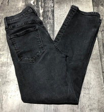 Load image into Gallery viewer, Denim Forum dark grey high rise straight jeans - Hers size 23
