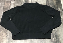 Load image into Gallery viewer, Banana Republic black crop knit sweater - Hers size M
