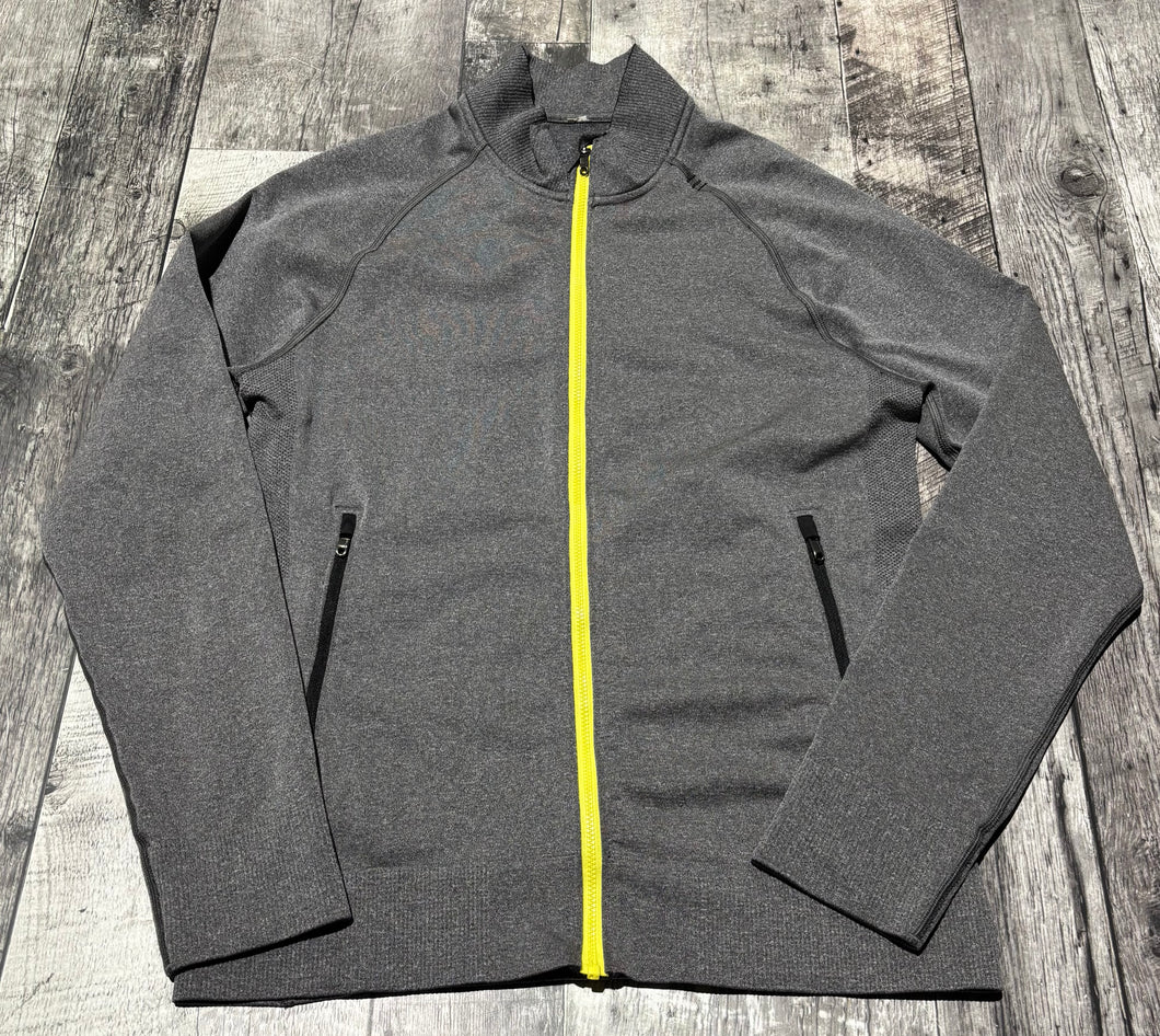 lululemon grey/yellow zip up sweater - His size approx M