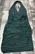 Load image into Gallery viewer, Halston Heritage dark green halter dress - Hers size L
