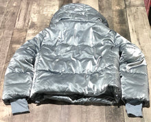 Load image into Gallery viewer, GAP metalic blue puffer winter jacket - Hers size M Tall
