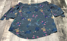 Load image into Gallery viewer, Babaton teal/yellow off the shoulder blouse - Hers size M
