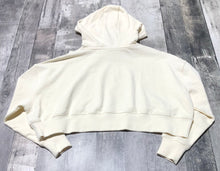 Load image into Gallery viewer, Fila cream crop hoodie - Hers size S
