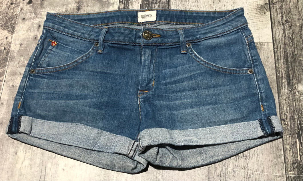 Hudson blue mid rise denim shorts - Hers size 28