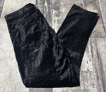 Load image into Gallery viewer, Citizens of Humanity black velvet high rise ankle pants - Hers size 27
