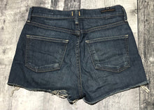 Load image into Gallery viewer, Citizens of Humanity blue high rise shorts - Hers size 24
