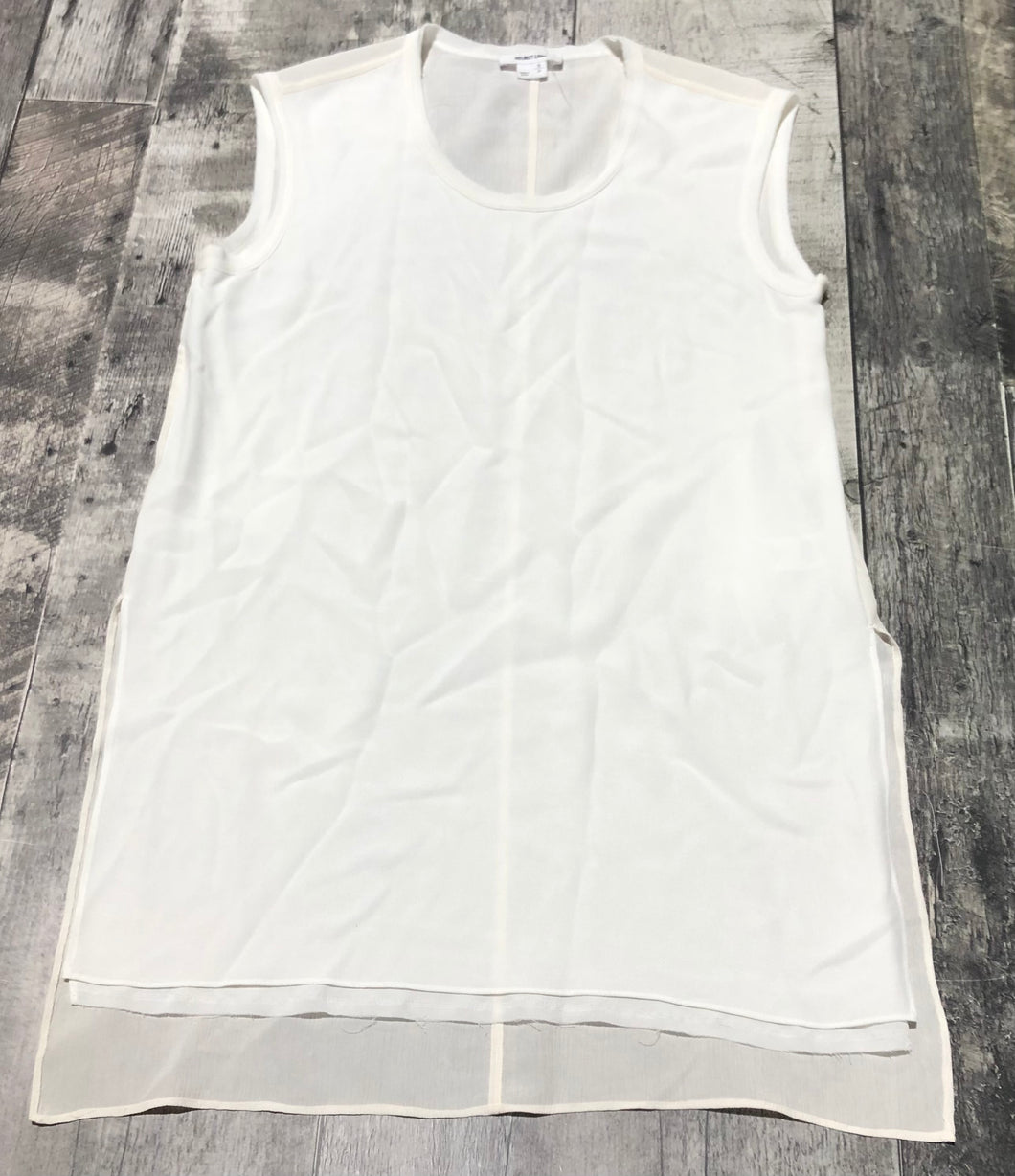 Helmut Lang off white tank top blouse - Hers size S