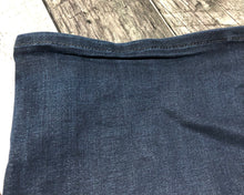 Load image into Gallery viewer, Fidelity dark blue high rise flare jeans - Hers size 32
