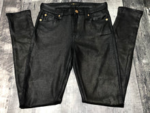 Load image into Gallery viewer, 7 for all mankind black mid rise skinny pants - Hers size 24
