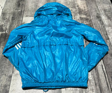 Load image into Gallery viewer, Adidas blue light jacket - Hers size S
