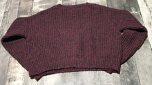 Load image into Gallery viewer, Line purple knit sweater - Hers size XS
