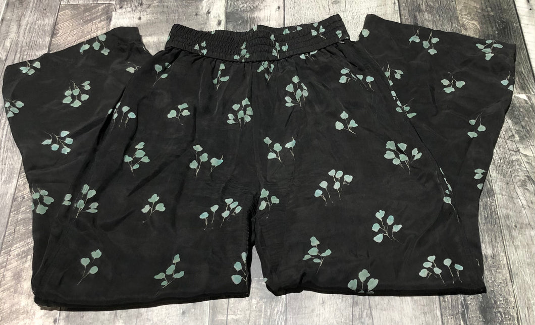 Wilfred black/teal wide leg high rise pants - Hers size 2XS