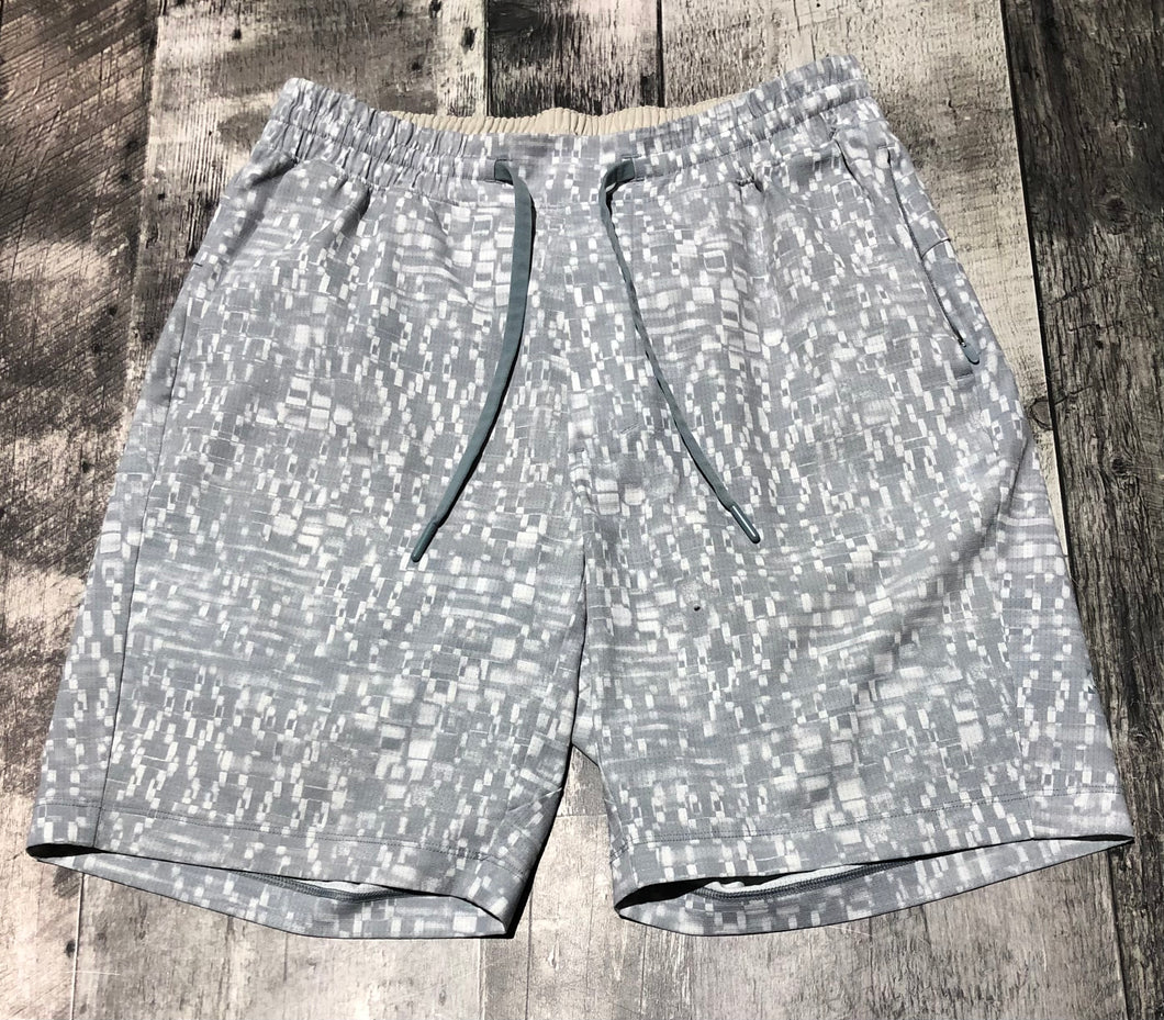 lululemon light grey/white shorts - His size S