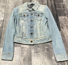 Load image into Gallery viewer, Guess blue jean jacket - Hers size S
