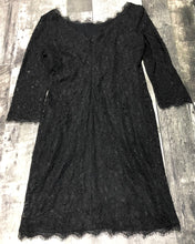 Load image into Gallery viewer, Babaton black lace 3/4 sleeve dress - Hers size 6
